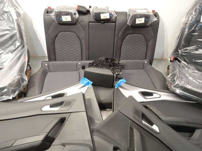 Recambio de juego asientos completo para seat leon (kl1, klg) 1.0 tsi referencia OEM IAM 5WA881106D 5G0885501GCA9 - Azul 4