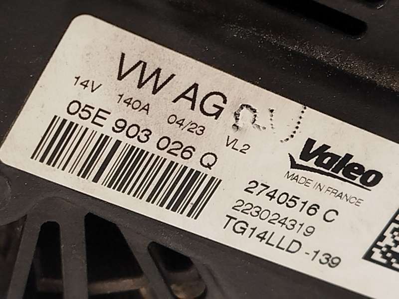 Recambio de alternador para seat arona (kj7, kjp) 1.0 tsi referencia OEM IAM 05E903026Q 2740516C TG14LLD 4
