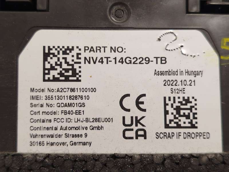 Recambio de modulo electronico para ford kuga iii (dfk) 1.5 ecoboost referencia OEM IAM NV4T14G229TB 2516087 A2C7861100100 - Gris 4