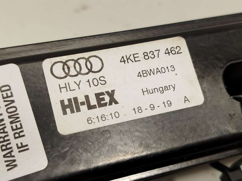 Recambio de elevalunas delantero derecho para audi e-tron (gen) 50 quattro referencia OEM IAM 4KE837462 4K0959802 - Negro 4