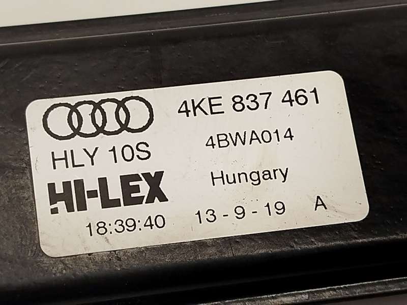 Recambio de elevalunas delantero izquierdo para audi e-tron (gen) 50 quattro referencia OEM IAM 4KE837461 4K0959801 - Negro 4