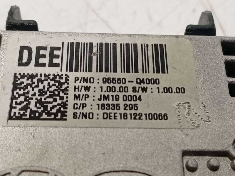 Recambio de modulo electronico para kia niro i (de) e-niro referencia OEM IAM 95560Q4000 - Blanco 3