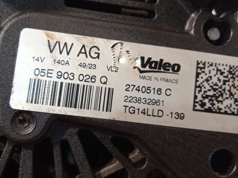Recambio de alternador para skoda kamiq (nw4) 1.0 tsi referencia OEM IAM 05E903026Q 2740516C TG14LLD - Blanco 4
