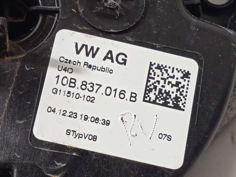 Recambio de cerradura puerta delantera derecha para skoda kamiq (nw4) 1.0 tsi referencia OEM IAM 10B837016B - Blanco 4