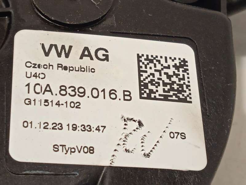 Recambio de cerradura puerta trasera derecha para skoda kamiq (nw4) 1.0 tsi referencia OEM IAM 10A839016B - Blanco 4