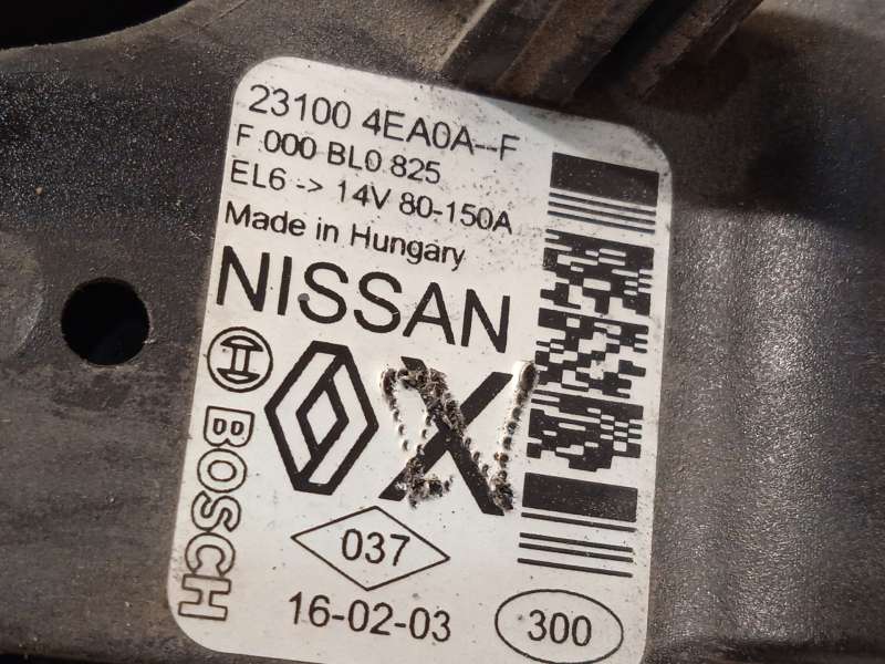 Recambio de alternador para nissan pulsar hatchback (c13) 1.5 dci referencia OEM IAM 231004EA0A  F000BL0825 - Rojo 4