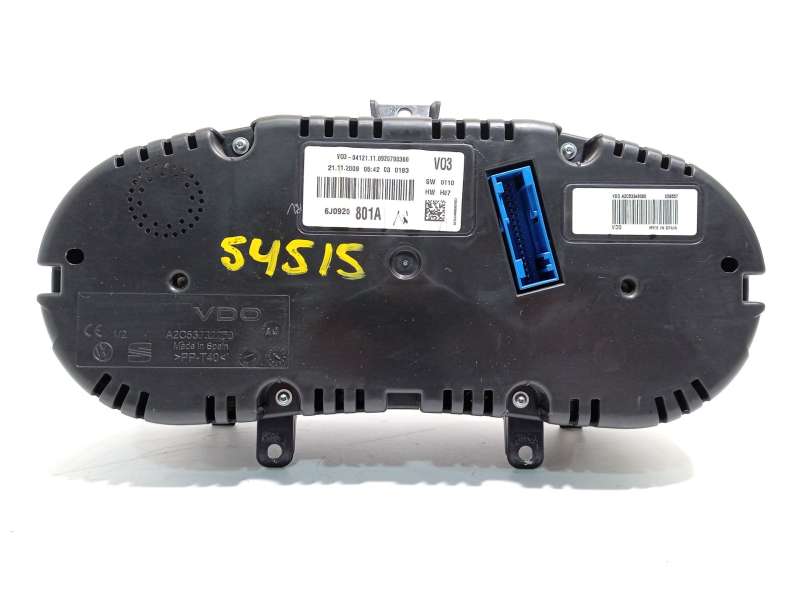 Recambio de cuadro instrumentos para seat ibiza iv (6j5, 6p1) 1.6 tdi referencia OEM IAM 6J0920801A  A2C53349080 - Rojo 4