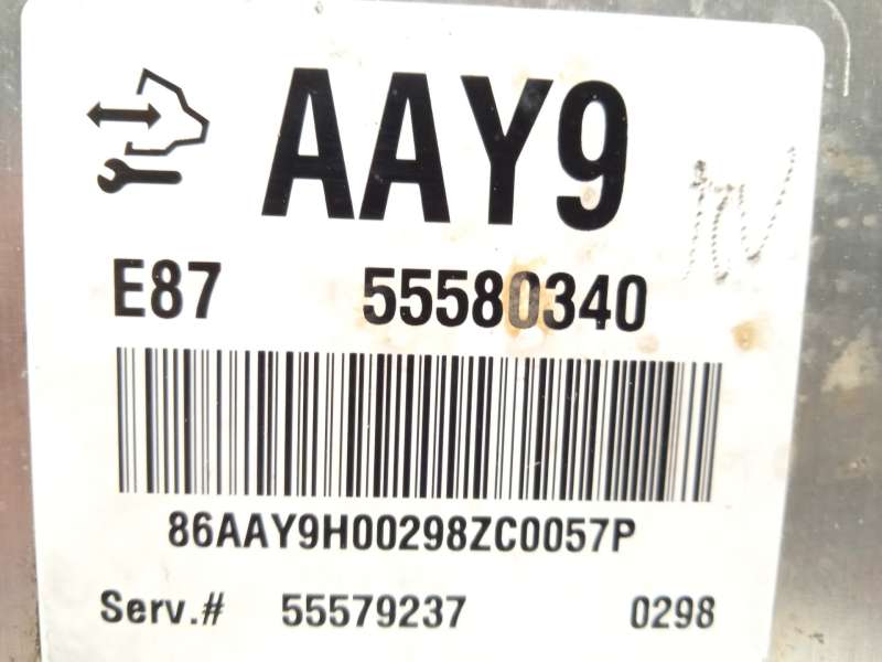 Recambio de centralita motor uce para opel meriva b monospace (s10) 1.7 cdti (75) referencia OEM IAM 55579237 55580340 - Blanco 5