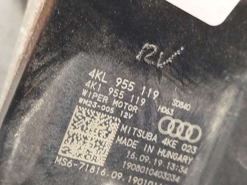 Recambio de motor limpia delantero para audi e-tron (gen) 50 quattro referencia OEM IAM 4KL955023 4KL955119 - Negro 5