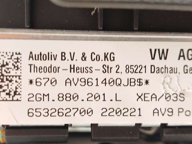 Recambio de airbag delantero izquierdo para volkswagen t-cross (c11, d31) 1.0 tsi referencia OEM IAM 2GM880201LXEA 4