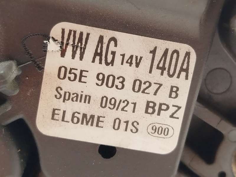 Recambio de alternador para volkswagen t-cross (c11, d31) 1.0 tsi referencia OEM IAM 05E903027B 4