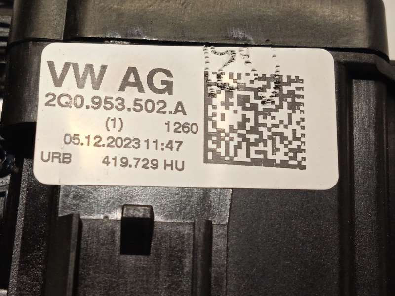 Recambio de mando intermitentes para skoda kamiq (nw4) 1.0 tsi referencia OEM IAM 2Q0953521TIGI - Blanco 6