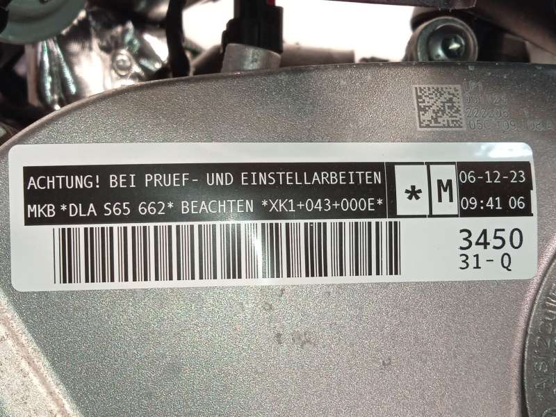 Recambio de motor completo para skoda kamiq (nw4) 1.0 tsi referencia OEM IAM DLA DLAC DLAS - Blanco 9