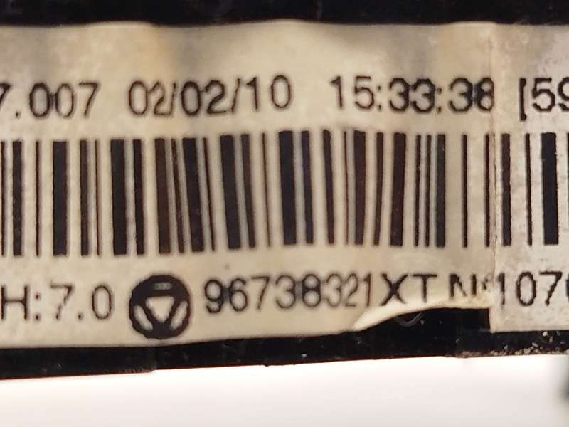 Recambio de mando climatizador para peugeot 5008 (0u_, 0e_) 1.6 hdi referencia OEM IAM 96738321XT 6452W6 - Azul 5
