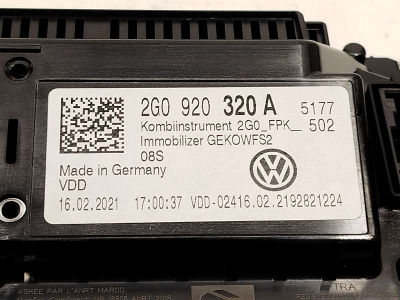 Recambio de cuadro instrumentos para volkswagen t-cross (c11, d31) 1.0 tsi referencia OEM IAM 2G0920320A 5