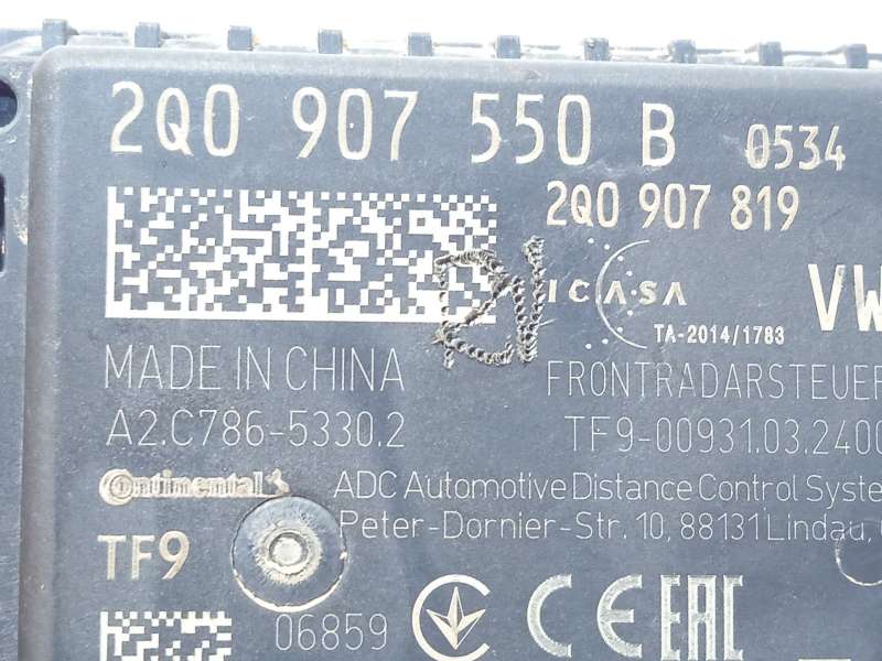 Recambio de modulo electronico para seat arona (kj7, kjp) 1.0 tsi referencia OEM IAM 2Q0907550B 2Q0907819 A2C78653302 - Gris 4