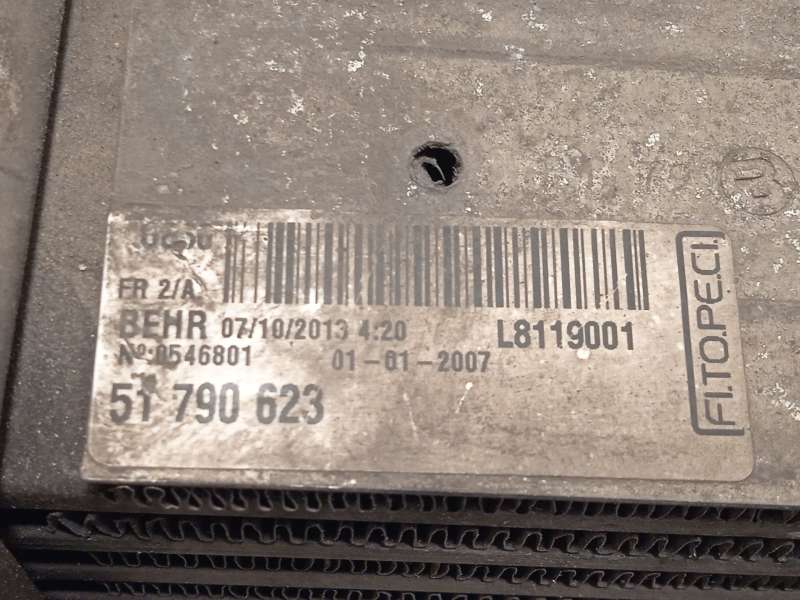 Recambio de intercooler para citroën nemo furgoneta/monovolumen (aa_) 1.3 hdi 75 referencia OEM IAM 51790623 - Blanco 3