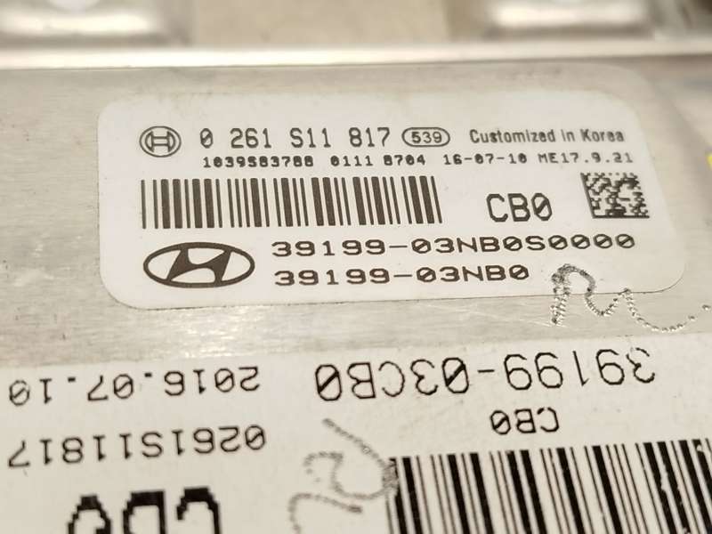 Recambio de centralita motor uce para hyundai i30 (gd) 1.4 referencia OEM IAM 3919903NB0 3919903CB0 0261S11817 - Plata 5
