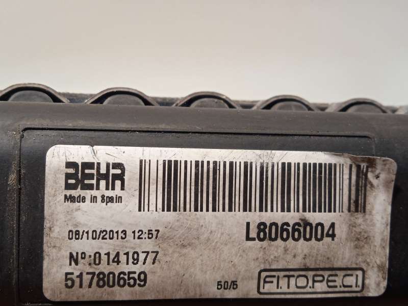 Recambio de radiador agua para citroën nemo furgoneta/monovolumen (aa_) 1.3 hdi 75 referencia OEM IAM 51780659 - Blanco 5