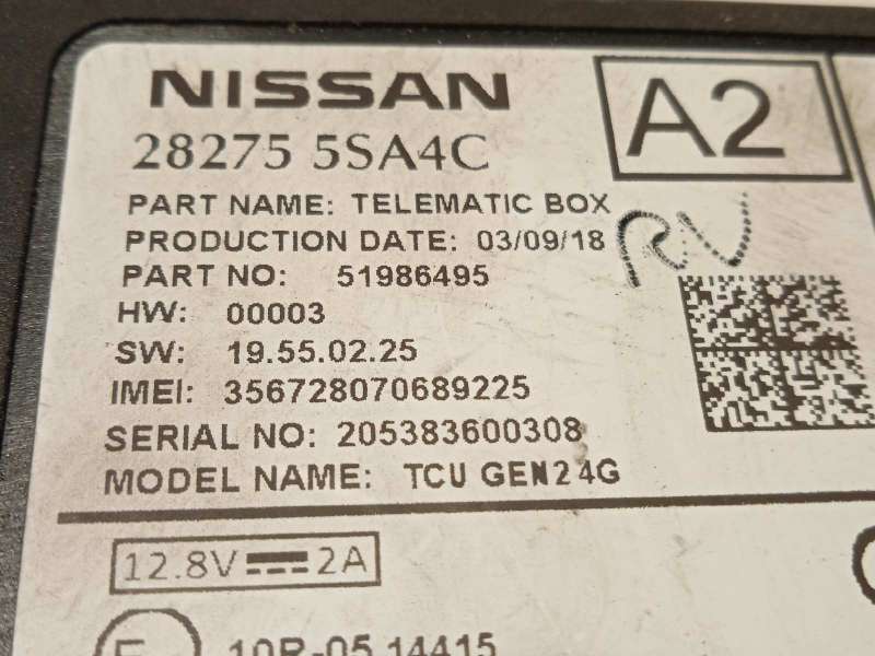 Recambio de modulo electronico para nissan nv 200 (m20) e-nv200 furgón basic referencia OEM IAM 282755SA4C  51986495 4