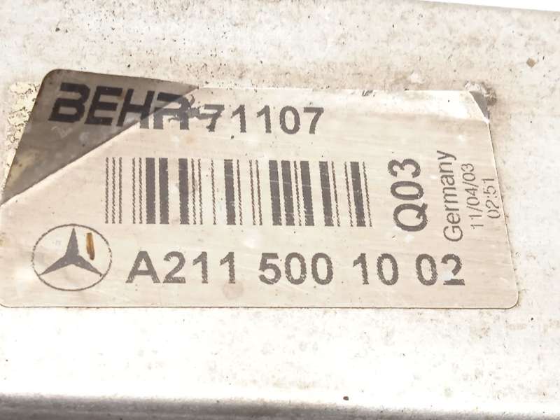 Recambio de intercooler para mercedes-benz clase e (w211) e 220 cdi (211.006) referencia OEM IAM A2115001002 5