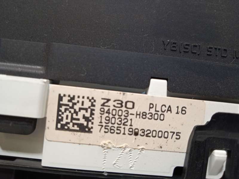 Recambio de cuadro instrumentos para kia rio iv (yb, sc, fb) 1.25 referencia OEM IAM 94003H8300 - Rojo 7
