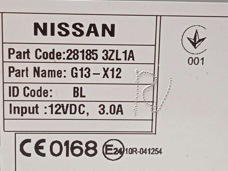Recambio de sistema audio / radio cd para nissan pulsar hatchback (c13) 1.5 dci referencia OEM IAM 281853ZL1A - Rojo 6