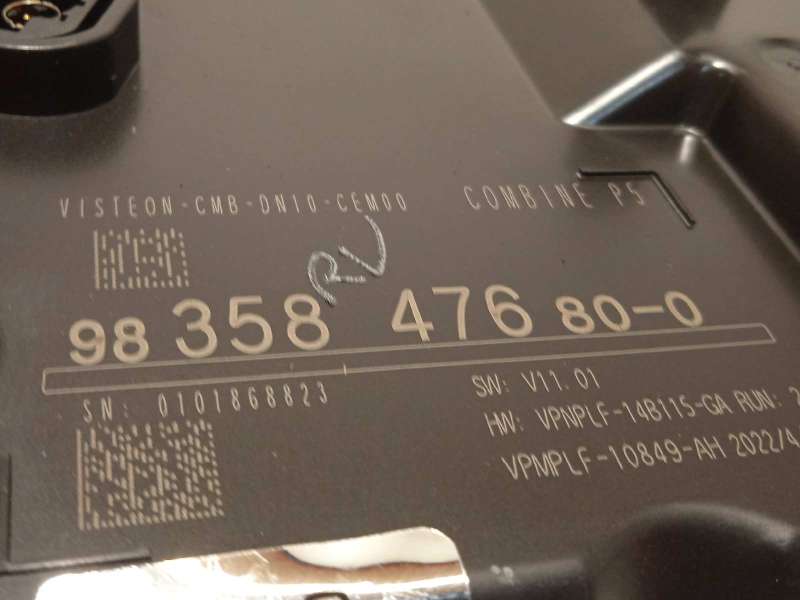 Recambio de cuadro instrumentos para peugeot 308 1.6 allure hybrid referencia OEM IAM 9835847680 - Verde 5