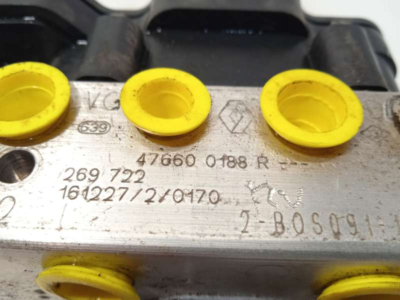 Recambio de abs para renault clio iv (bh_) 0.9 tce 90 referencia OEM IAM 476600188R 2265106516 269722 - Rojo 7