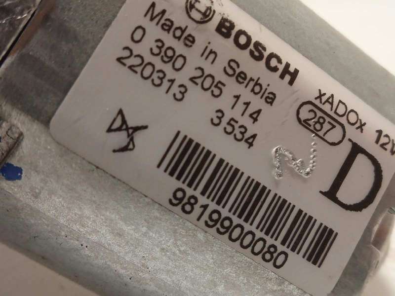 Recambio de motor limpia trasero para peugeot 308 1.6 allure hybrid referencia OEM IAM 9819900080  0390205114 - Verde 4