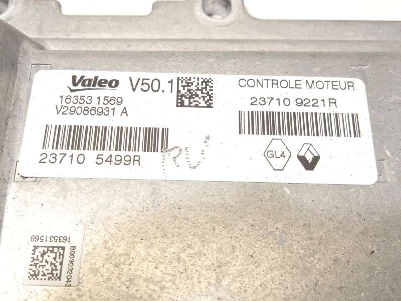 Recambio de centralita motor uce para renault clio iv (bh_) 0.9 tce 90 referencia OEM IAM 237109221R 237105499R V29086931 - Rojo 5