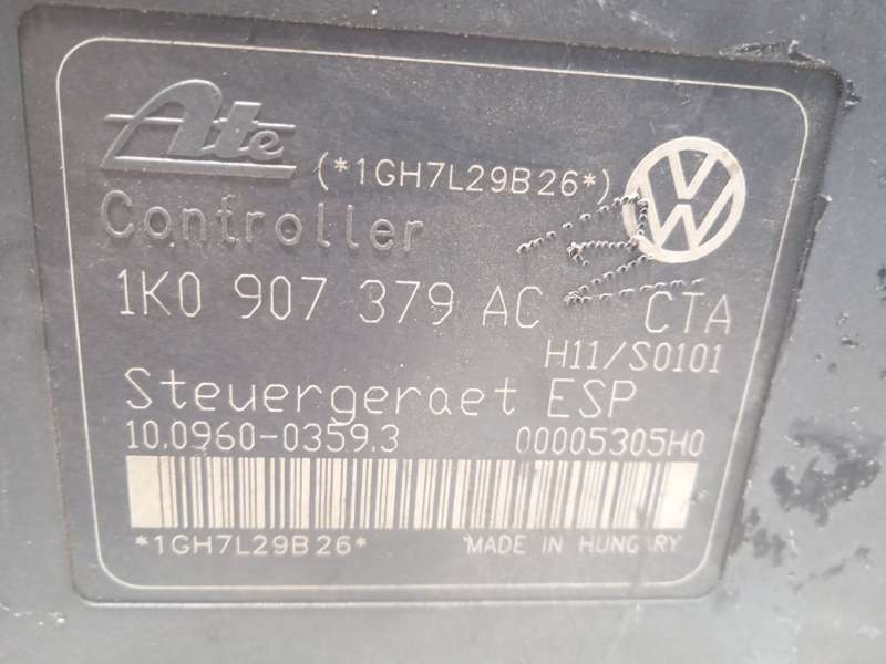 Recambio de abs para skoda octavia berlina (1z3) active referencia OEM IAM 1K0614517AE 1K0907379AC 10020602404 6