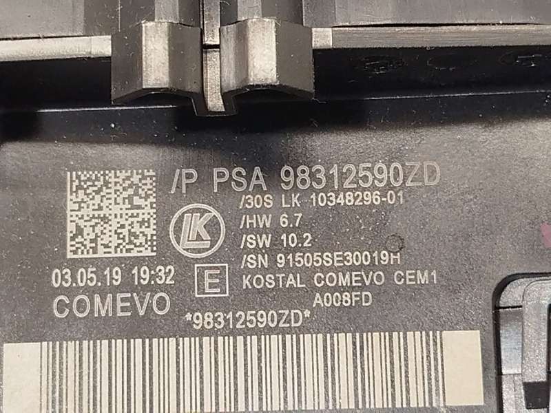 Recambio de mando intermitentes para citroën c3 iii (sx) 1.2 puretech 82 referencia OEM IAM 98312590ZD 5