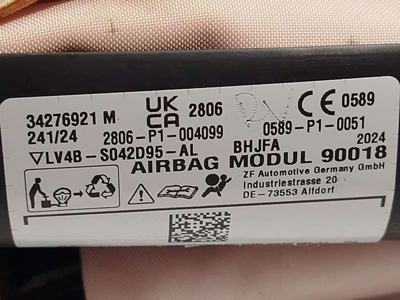 Recambio de airbag cortina delantero izquierdo para ford kuga iii (dfk) 2.5 duratec plug-in-hybrid referencia OEM IAM LV4BS042D9 - Negro 4