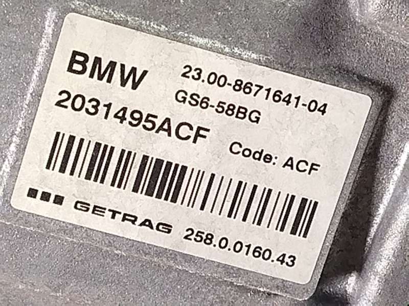 Recambio de caja cambios para mini mini countryman (f60) cooper referencia OEM IAM ACF 23008671641 GS658BG - Negro 5