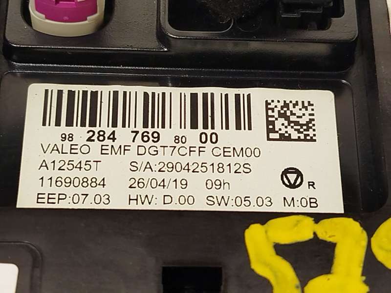 Recambio de pantalla multifuncion para citroën c3 iii (sx) 1.2 puretech 82 referencia OEM IAM 9828476980 5