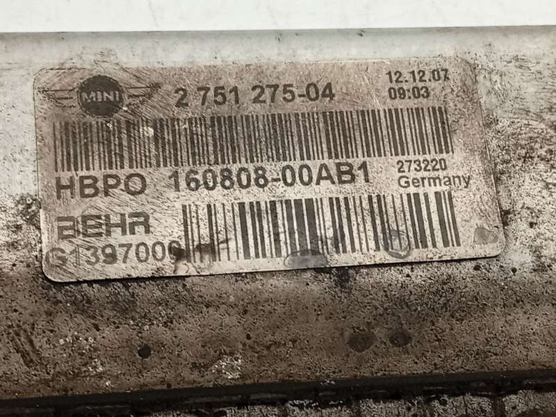 Recambio de radiador agua para mini mini clubman (r55) cooper s referencia OEM IAM 2751275 17112751275 - Azul 5