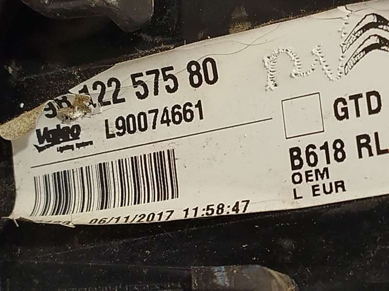 Recambio de piloto trasero izquierdo para citroën c3 iii (sx) 1.2 puretech 82 referencia OEM IAM 9812257580  L90074661 4