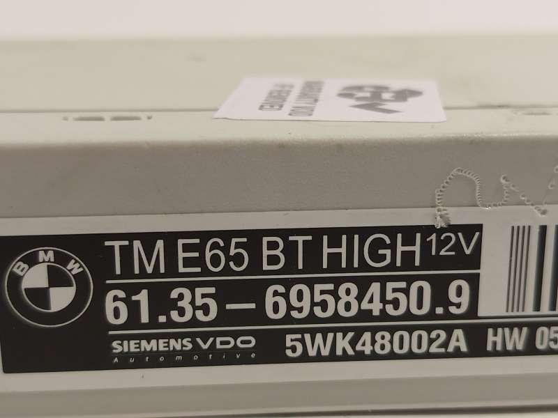 Recambio de modulo electronico para bmw 7 (e65, e66, e67) 740 d referencia OEM IAM 61356958450 - Gris 4