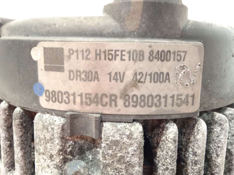 Recambio de alternador para opel zafira / zafira family b (a05) 1.7 cdti (m75) referencia OEM IAM 98031154  8980311541 - Plata 4