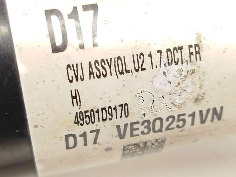Recambio de transmision delantera derecha para kia sportage iv (ql, qle) 1.6 crdi eco-dynamics+ referencia OEM IAM 49501D9170 - Blanco 4