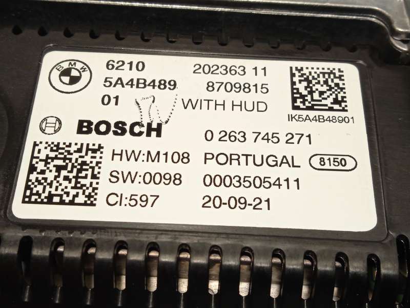 Recambio de cuadro instrumentos para bmw 4 coupé (g22, g82) m4 competition m xdrive referencia OEM IAM 62105A4B489 66529826316 0 8