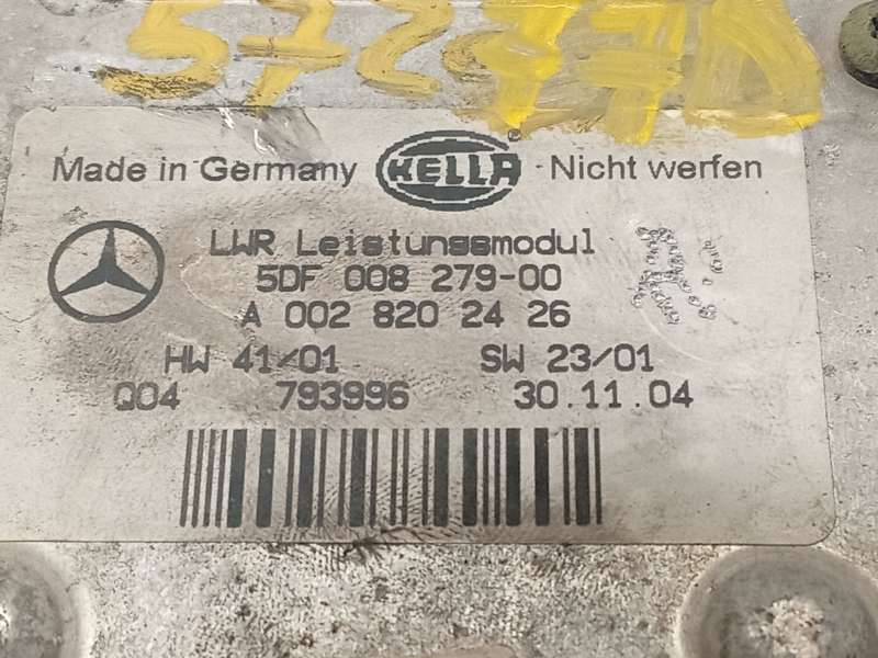 Recambio de centralita faros xenon para mercedes-benz clase e (w211) e 270 cdi (211.016) referencia OEM IAM A0028202426  5DF0082 - Azul 3