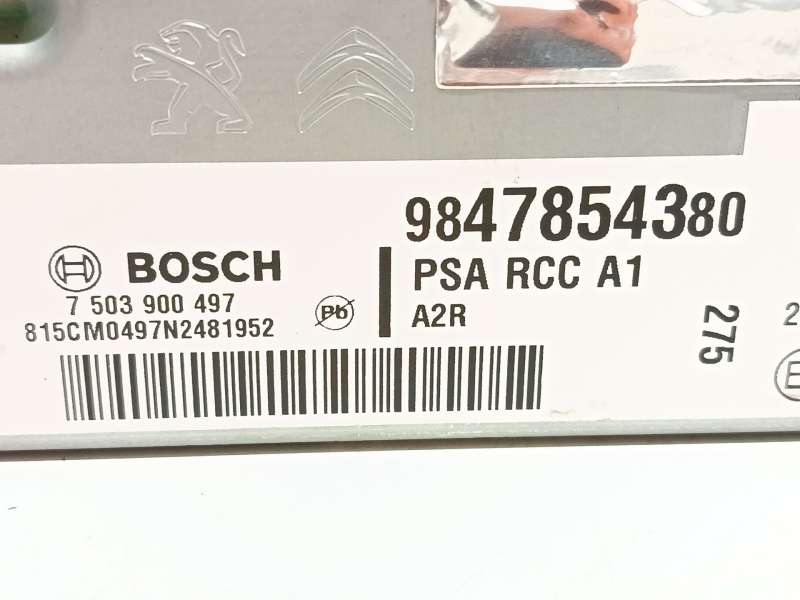 Recambio de sistema navegacion gps para peugeot rifter 1.5 bluehdi 130 referencia OEM IAM 9847854380 1688158480 7503900497 5