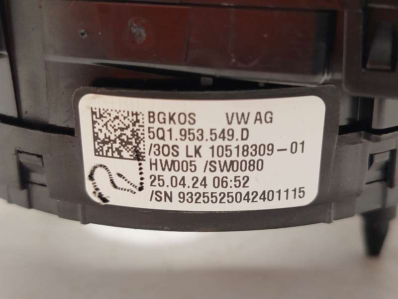 Recambio de anillo airbag para seat leon (kl1, klg) 1.0 tsi mild hybrid referencia OEM IAM 5Q1953549D - Blanco 5