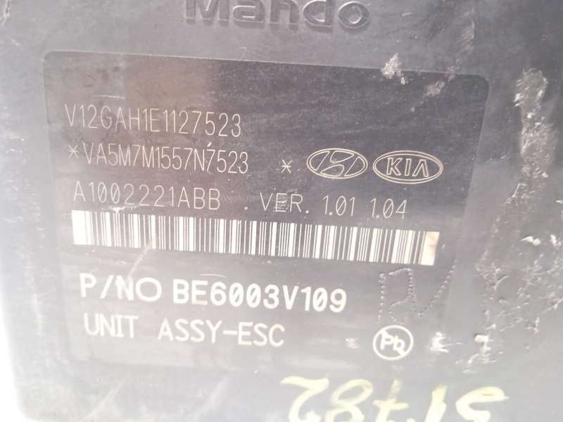 Recambio de abs para kia stonic (ybcuv) concept referencia OEM IAM 58920H8260 BE6003V109 BH6013V105 5