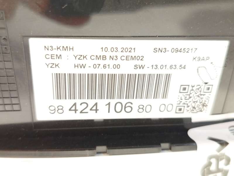 Recambio de cuadro instrumentos para peugeot rifter 1.5 bluehdi 130 referencia OEM IAM 9842410680 - Marron 7