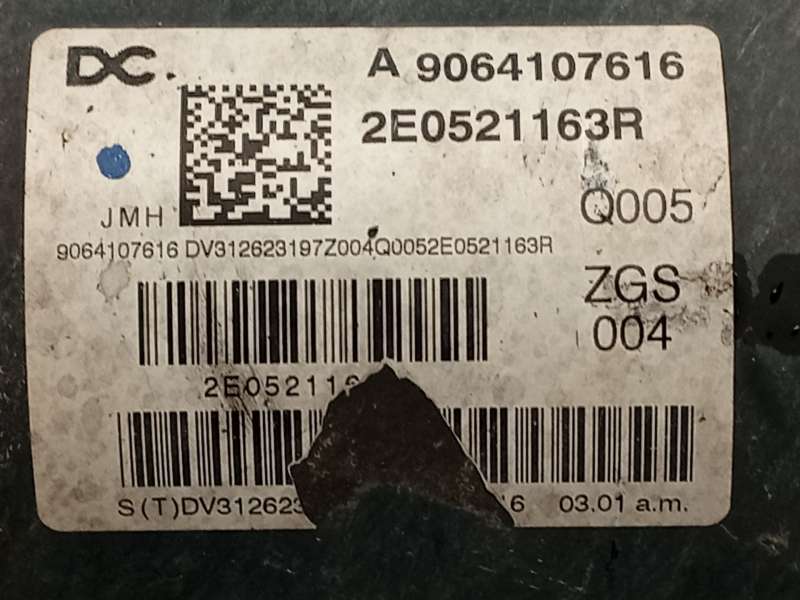 Recambio de transmision central para volkswagen crafter 30-50 furgoneta (2e_) 2.0 tdi referencia OEM IAM 2E0521163R A9064107616 6