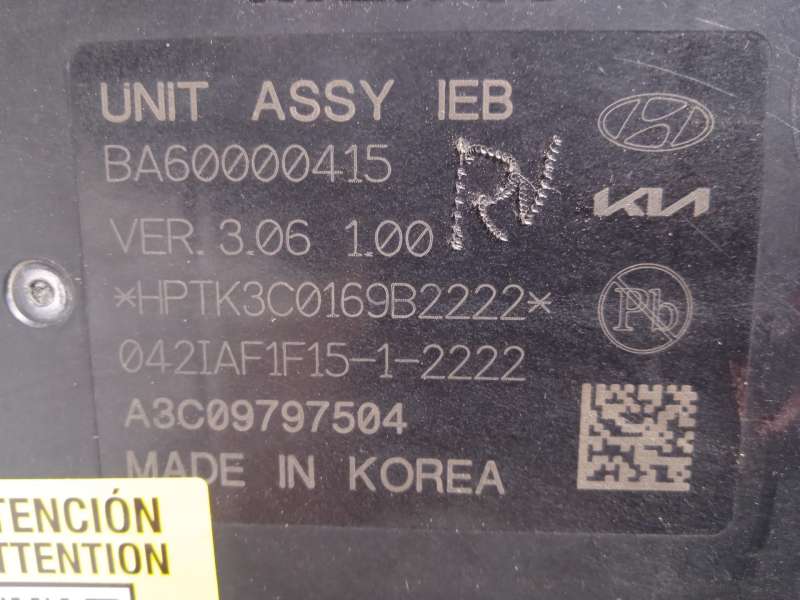 Recambio de abs para kia niro ii (sg2) 1.6 gdi hybrid referencia OEM IAM 58500AT150 BA0000415 BA10000415 - Blanco 6