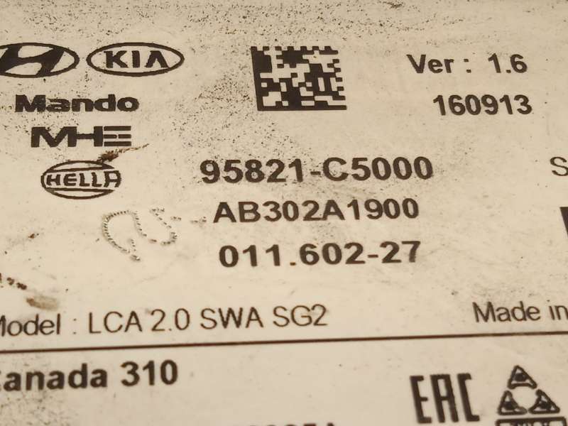 Recambio de modulo electronico para kia sorento iii (um) 2.2 crdi referencia OEM IAM 95821C5500 - Blanco 3